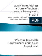 Action Plan For Indigent Defense in Pennsylvania by PDA