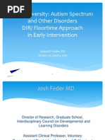 Neurodiversity- Autism Spectrum and Other Disorders- DIR Floortime Approach in Early Intervention 2013 0404