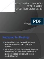 Psychotropic Medication for People With Autism Spectrum Disorders UCSD Child Psychiatry 032211 (1.0 Redacted for Posting)