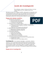 El Protocolo de Investigación Manual