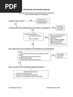 Charts - Due Process and Equal Protection Analysis | PDF | Due 