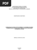 A mensuração do resultado econômico e a Economia Solidária - a demonstração de resultados frente às novas realidades econômicas e sociais