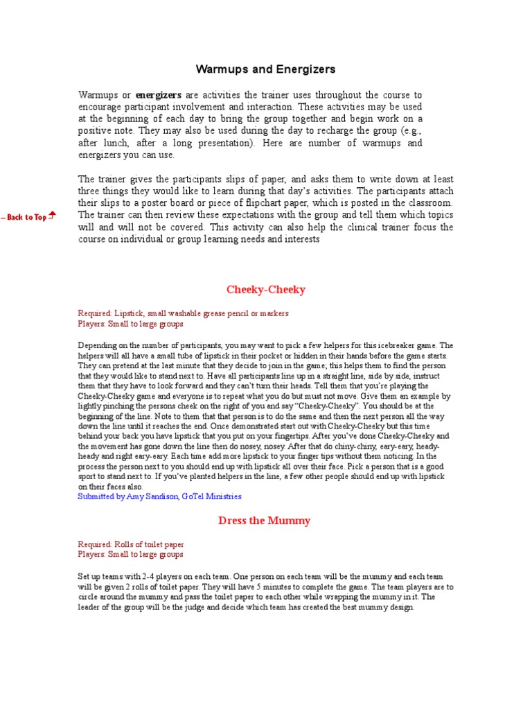 Ice Breakers PDF Business