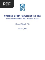 IRS Initial Assessment and Plan of Action
