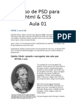 Curso de PSD Para HTML x Css