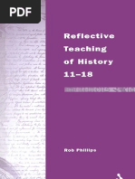 Download Robert Phillips Reflective Teaching of History 11-18 Continuum Studies in Reflective Practice and Theory Series 2002 by Osaceanu Mihai SN149792490 doc pdf