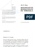 Movimientos Migratorios en Venezuela. Chi-Yi Chen. p27-47