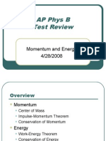 AP Physics B Review - Energy and Momentum