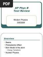 Download AP Physics B Review - Modern Physics by mrbirrell SN14980032 doc pdf