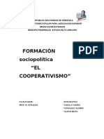 El Cooperativismo