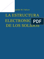 Estructura Electronica de Los Solidos