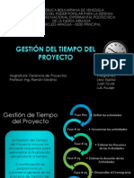 Gestion Del Tiempo Del Proyecto