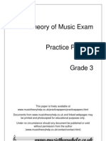 Theory of Music Exam