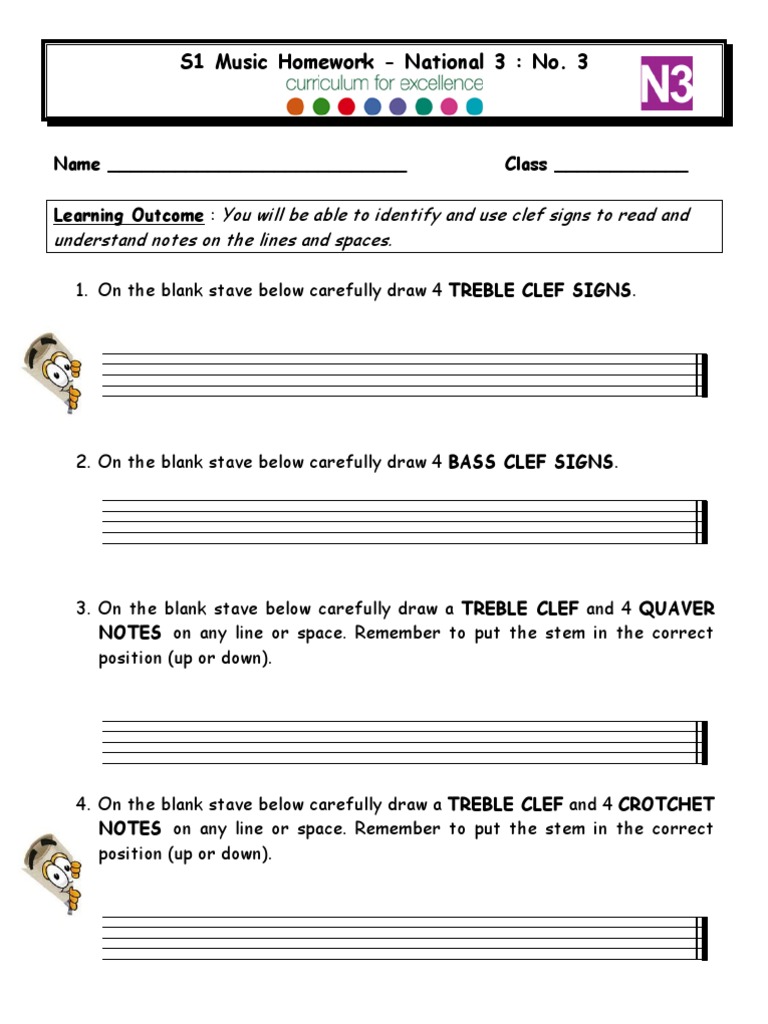 Homework Sheet LEVEL 3 No. 3 | PDF