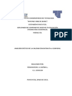 Analisis Critico Tema II Modulo IV