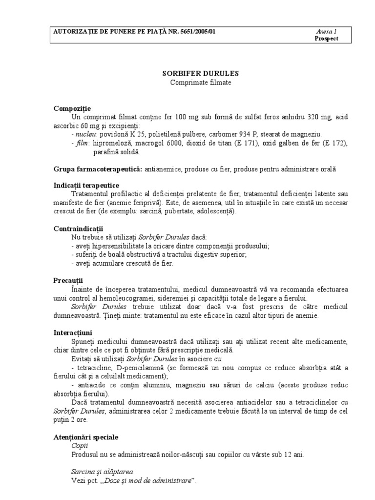 Sorbifer Durules | PDF