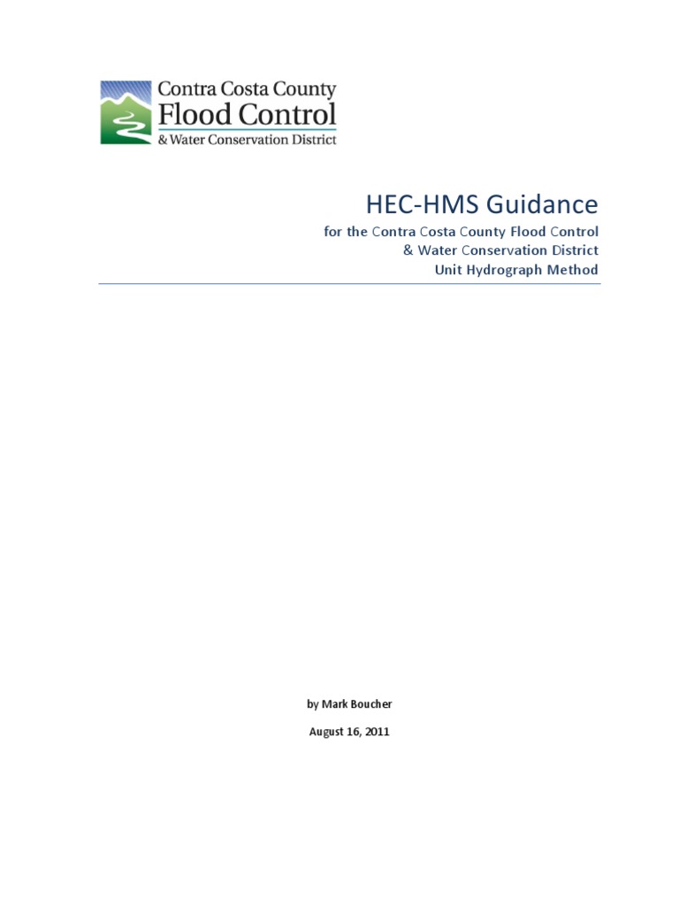 HEC HMS Manual Costa County | PDF | Icon (Computing) | Time Series