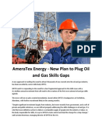 AmeraTex Energy - New Plan To Plug Oil and Gas Skills Gaps