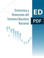Estructura y dimensión del Sistema Educativo Nacional