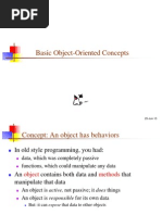 Basic Object-Oriented Concepts