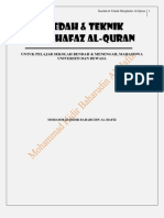 Kaedah Dan Teknik Menghafaz Al-Quran - Mohammad Hidir Baharudin
