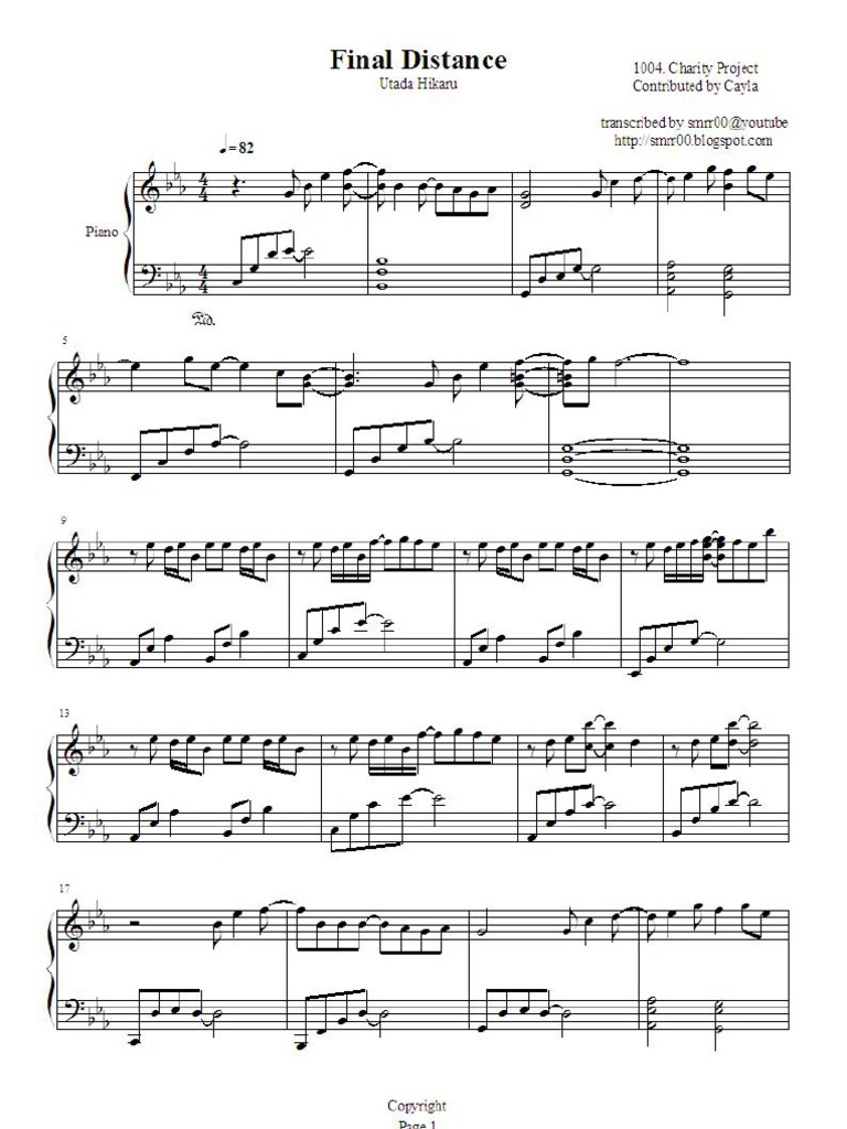 Hikaru Utada BEST Hits Collezione Canzoni Easy Piano Solo Spartiti