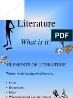 Literature What is It