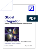 Asia CSV Format Description for Global Integration Payments