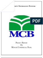 Report On Information System of Muslim Commercial Bank