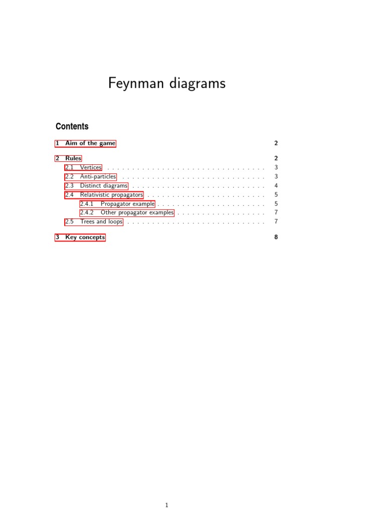 feynman diagram.pdf | Espín (Física) | Electrón