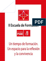 II Escuela de Formación del PSC-PSOE