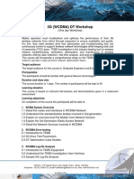 3G (WCDMA) DT Workshop: Description