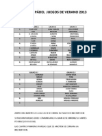 Parj Padel 2013