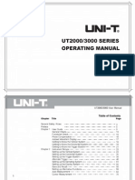UNI-T Oscilloscope Manual