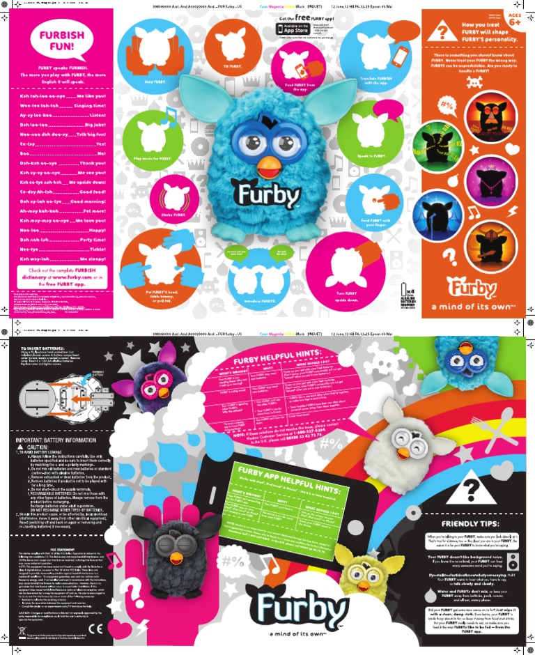 Furby Instructions PDF