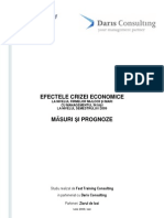 Efectele Crizei Economice La Nivelul Firmelor Mijlocii Si Mari Cu Managementul in Iasi Pe Semestrul I, 2009