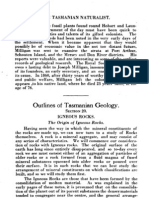 TasNat 1926 Vol2 No1 Pp8-16 Lewis OutlinesGeology