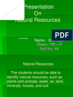 Natural Resources