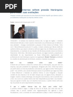 Auditores internos sofrem pressão hierárquica para mudar suas avaliações