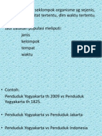 KEPENDUDUKAN EKOLOGI