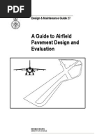 A Guide To Airfield Pavement Design and Evaluation