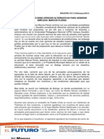 El Ayuntamiento Debe Ofrecer Alternativas para Generar Empleos: Marcos Flores 25-05-2013