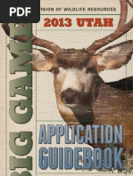 Download 2013 Utah Big Game Guidebook by State of Utah SN149898201 doc pdf