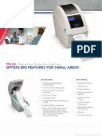 TSC TDP-225 Desktop Barcode Printer Brochure