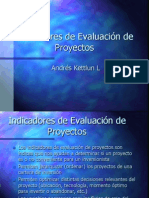 Indicadores de Evaluacion de Proyectos