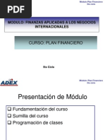 Plan Financiero