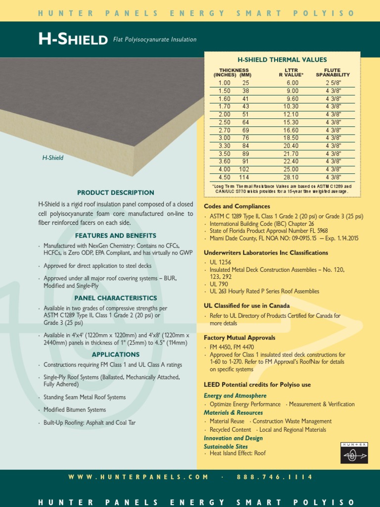 Polyiso Insulation PDF Roof Asphalt