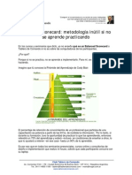 Balanced Scorecard: para Aprender La Metodologia Hay Que Practicar