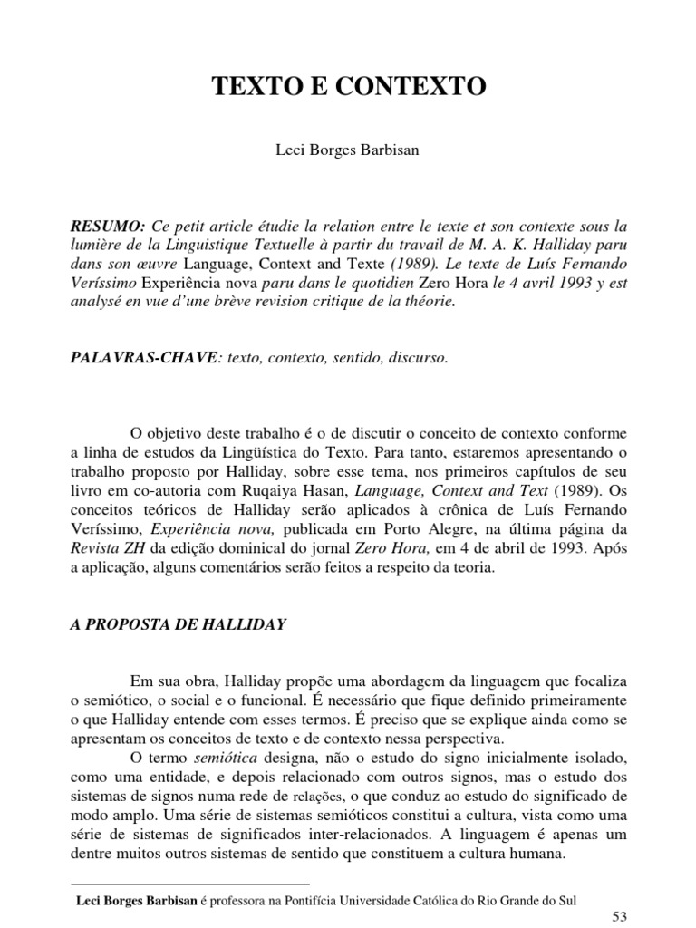Com Base Nesse Texto O Contexto Socioeconomico