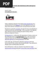 Download Pro-abortion Texas Senator does Death Dance while media ignores After Birth Abortions by Life Dynamics SN149913696 doc pdf